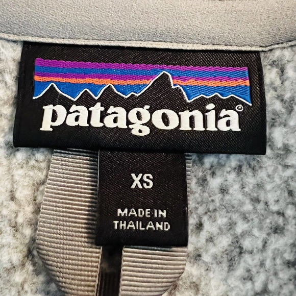 Patagonia Better Sweater Women’s Quarter Zip Grey Pull Over Sweater Size XS - Picture 10 of 12